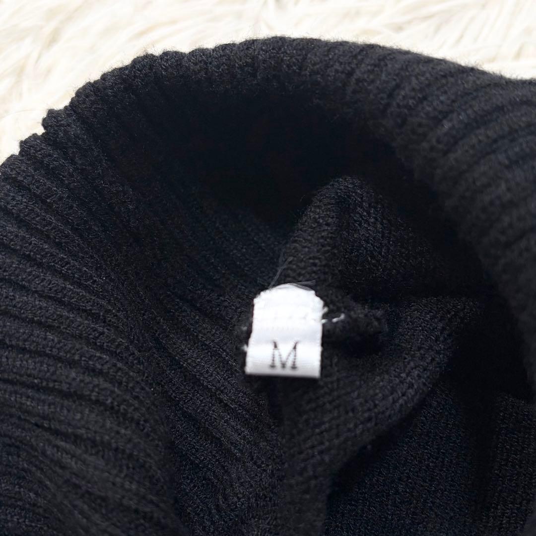 ✨美品✨アミパリス　タートルネックニット　ブラック　ハイネック　男女兼用　M