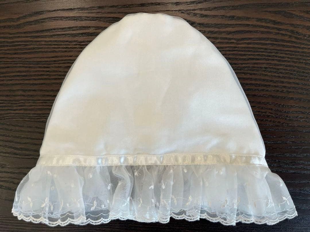 【くまちゃん】ファミリア セレモニー用ベビードレス 帽子セット