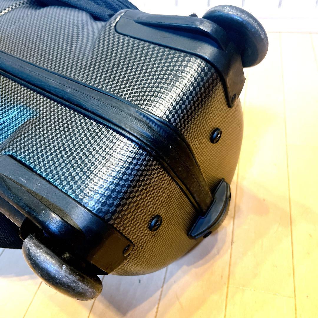 希少BAGBOY トラベルケース カーボン調 キャディバッグ　ハードケース　2輪