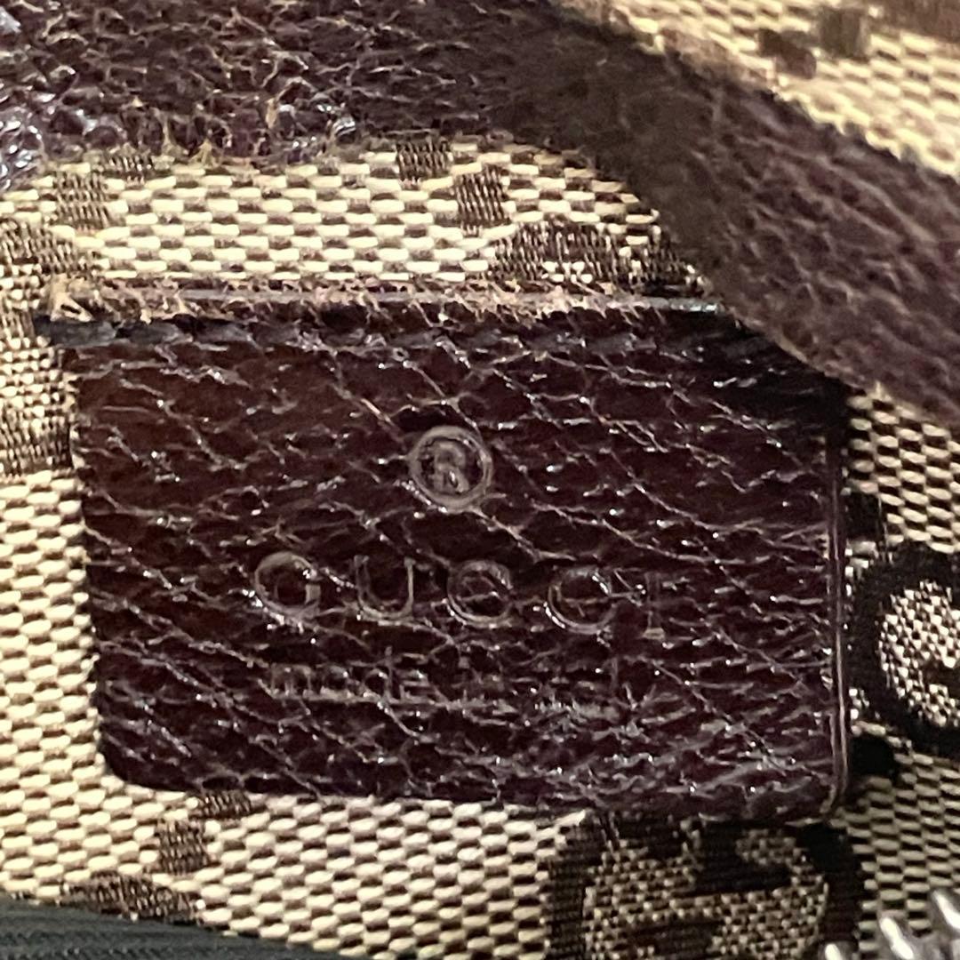 GUCCI グッチ GGキャンバス ボディバッグ ウエストバッグ 28566