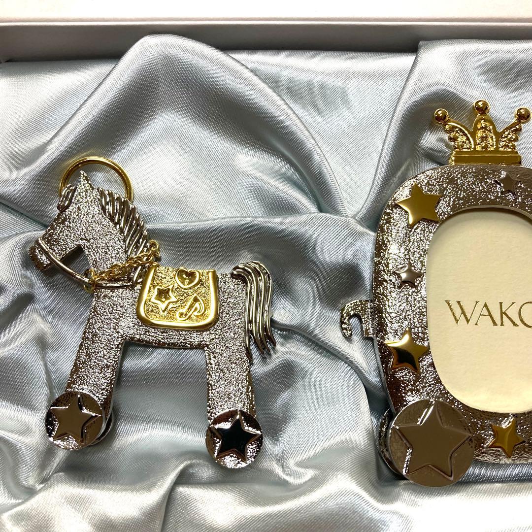 未使用品　箱つき　和光　写真立て　馬車　WAKO 　フォトフレーム