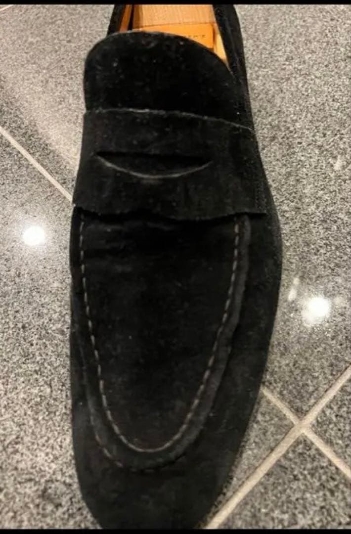 サントーニ　スエード モカシン シューズ　　26センチ　美品