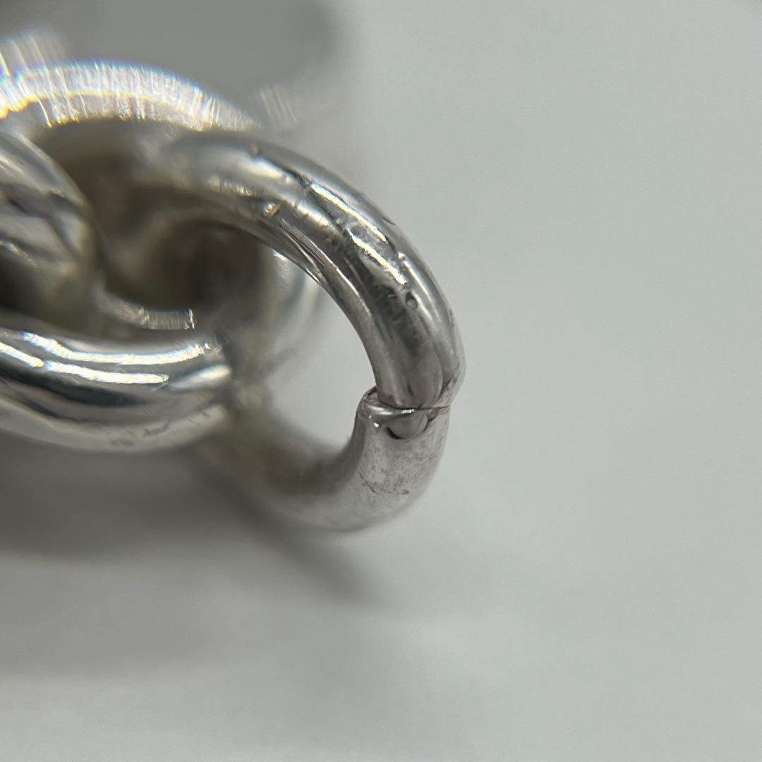 ティファニー TIFFANY インゴットプレート シャックル キーリング