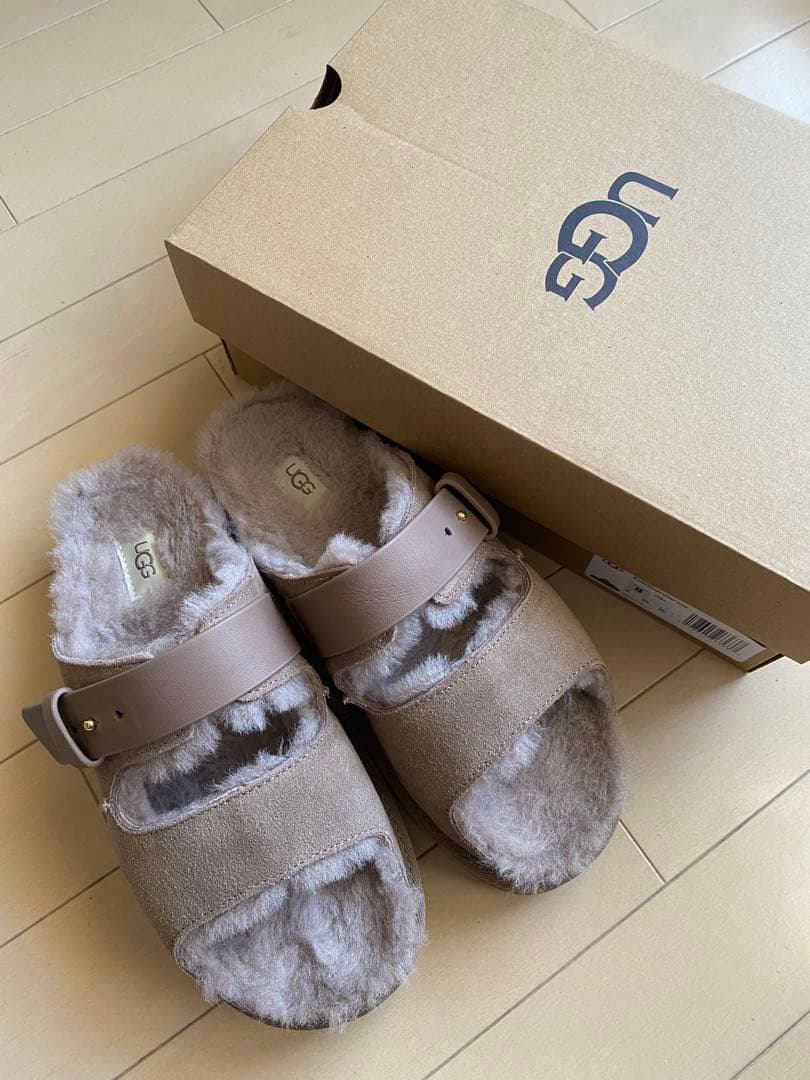 【美品】UGG アグ Greenport Strap Slide サンダル 25