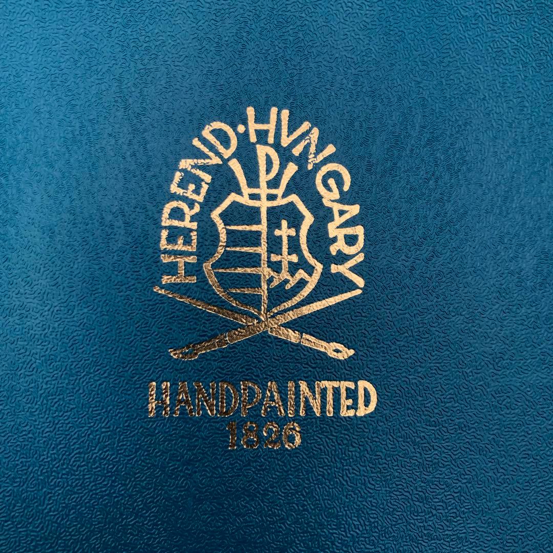 R【未使用品】HEREND ヘレンド 洋食器 ウィーンの薔薇　プレートセット