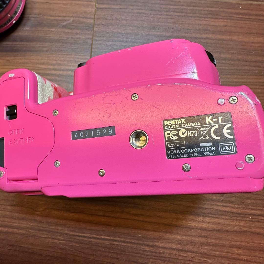 PENTAX ペンタックス K-r デジタル一眼レフ ピンク 5510