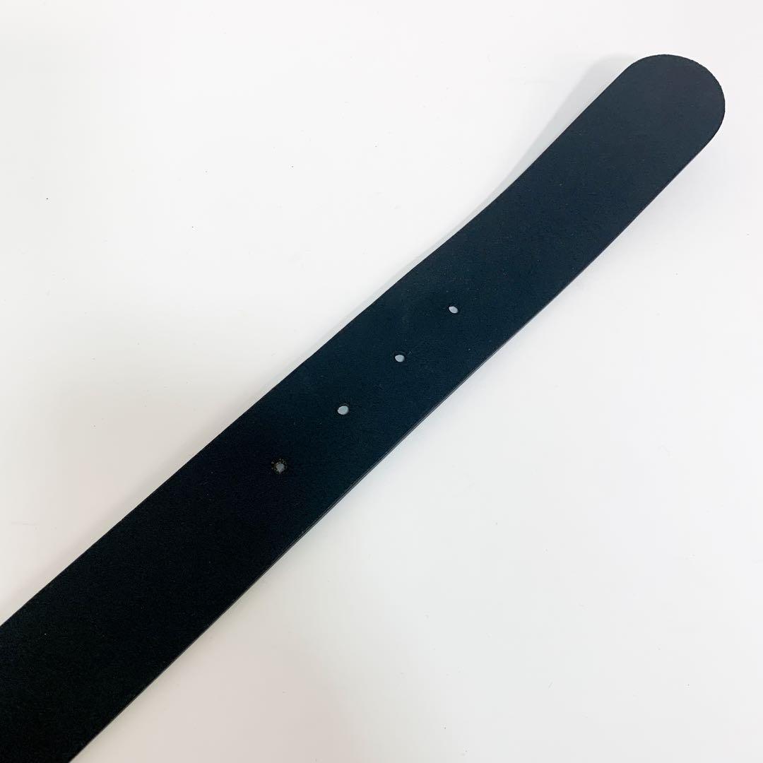 【美品】 グッチ ベルト Gバックル ゴールド 本革 レザー ブラック 黒