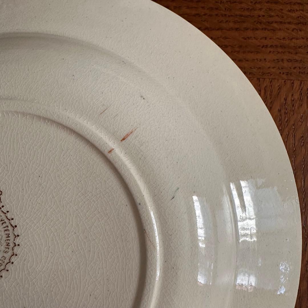 極美品　【A】深皿 ジョワジールロワ　POMPADOUR フランスアンティーク