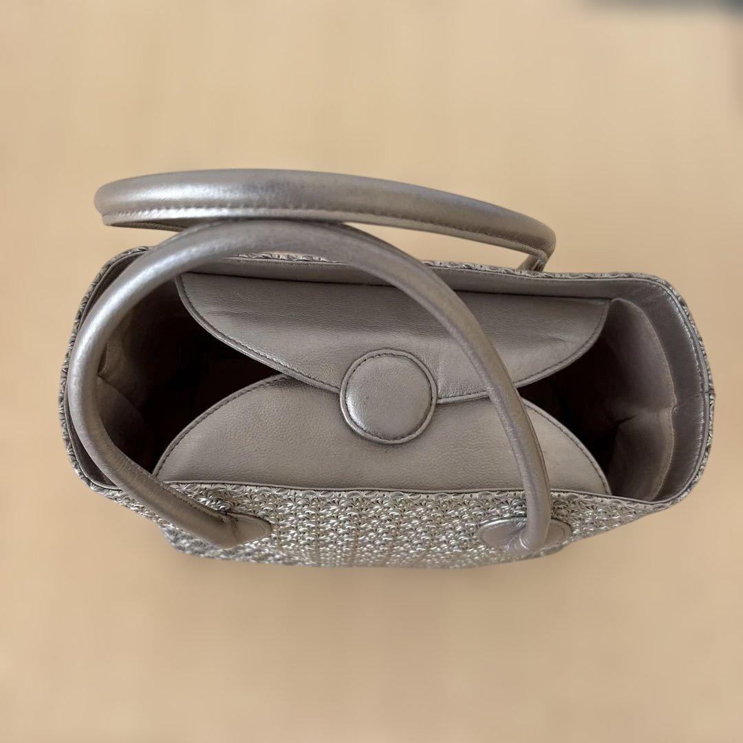 ヒロコハヤシ ジラソーレ ゴールド ミニ ハンドバッグ トート 保存袋付き