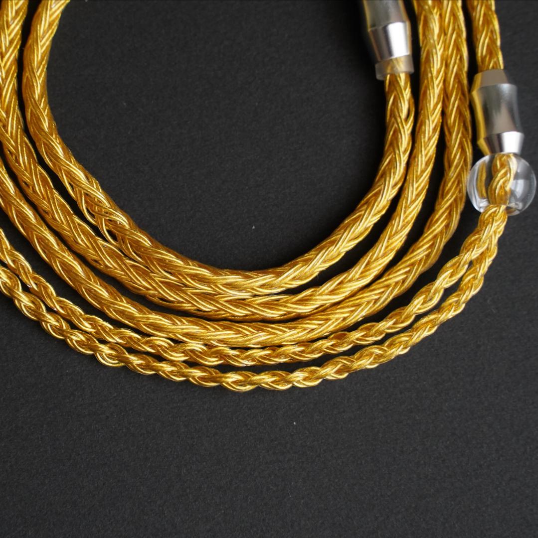 超希少!16芯 金メッキリケーブル C IEM2Pin 0.78mm/3.5mm