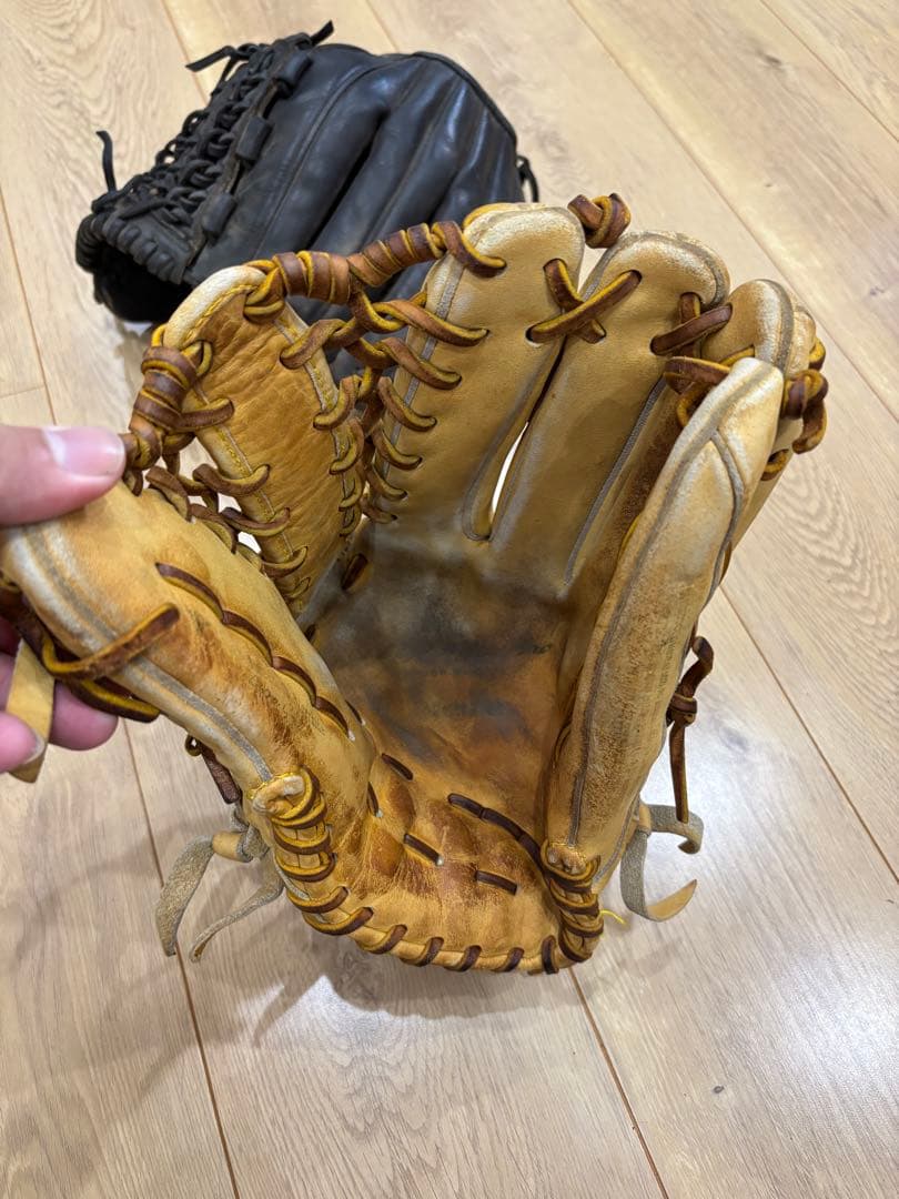 ミズノプロイチローモデル硬式グローブ！SSK硬式オーダーグローブ！２つセット売り