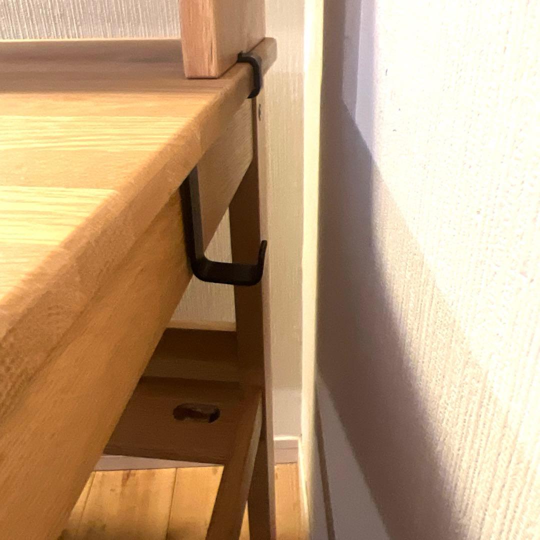 無印良品 木製デスク(引き出し➕本棚付き) オーク材