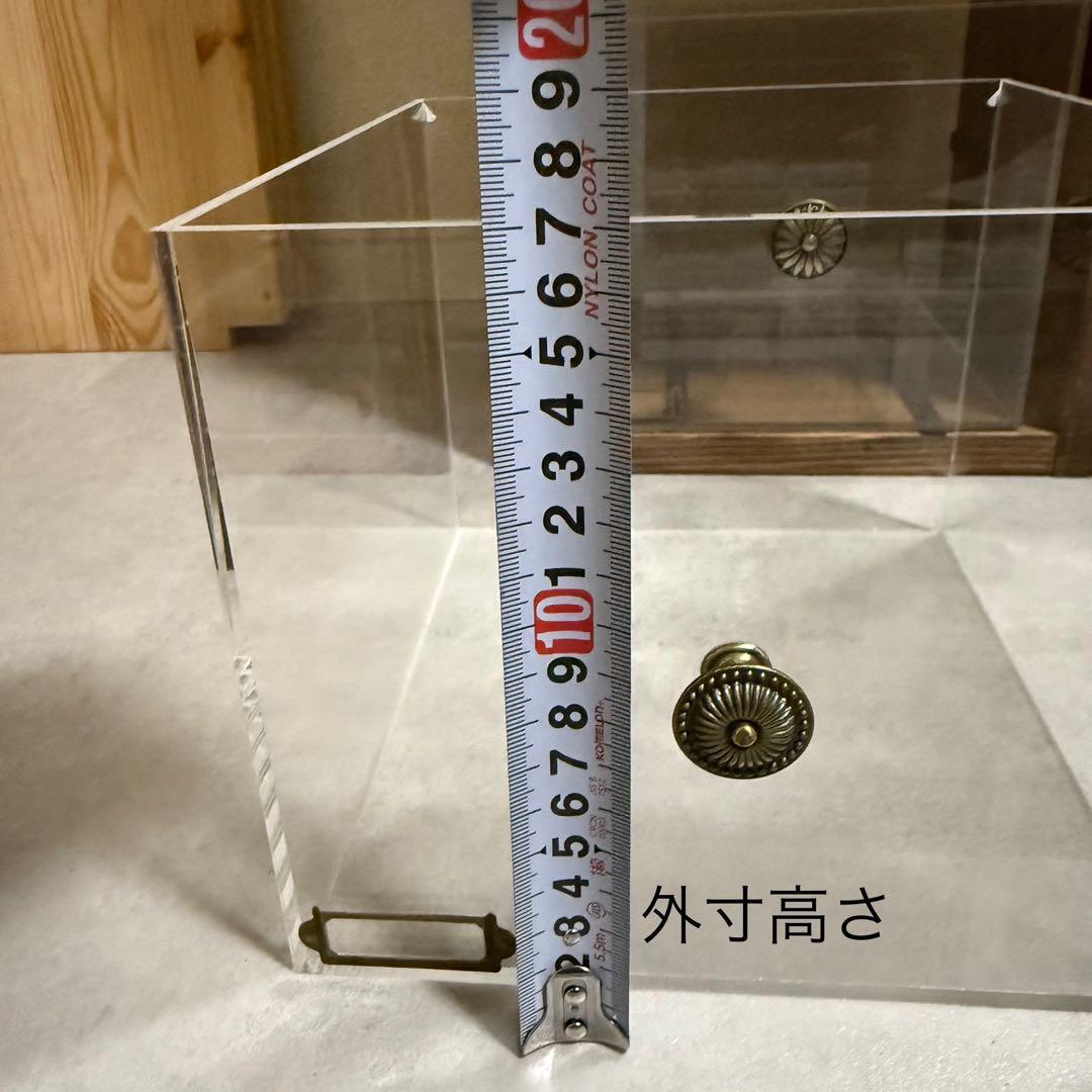 アクリルボックス ディスプレイ棚 オーダーメイド品 飾り棚