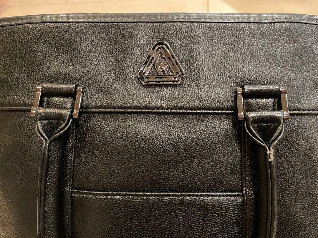 le coq sportif★黒★二層式★トートバッグ★ボストン★ショルダー付