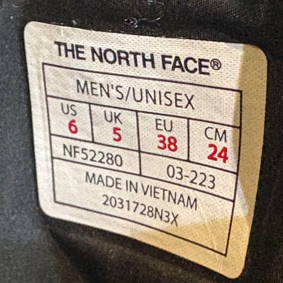 未使用　ノースフェイス　ヌプシブーティウォータープルーフロゴショート 24cm