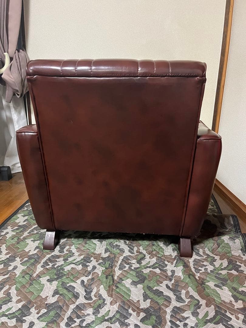 【値下げ】昭和レトロ風1人がけソファ