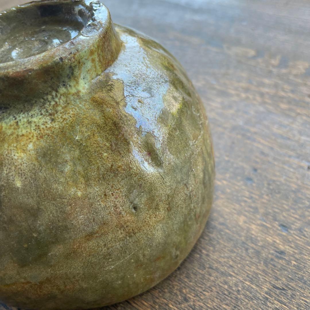 Mさま専用ページ＊飴釉窯変辰砂　茶碗　金継　抹茶茶碗　時代物＊