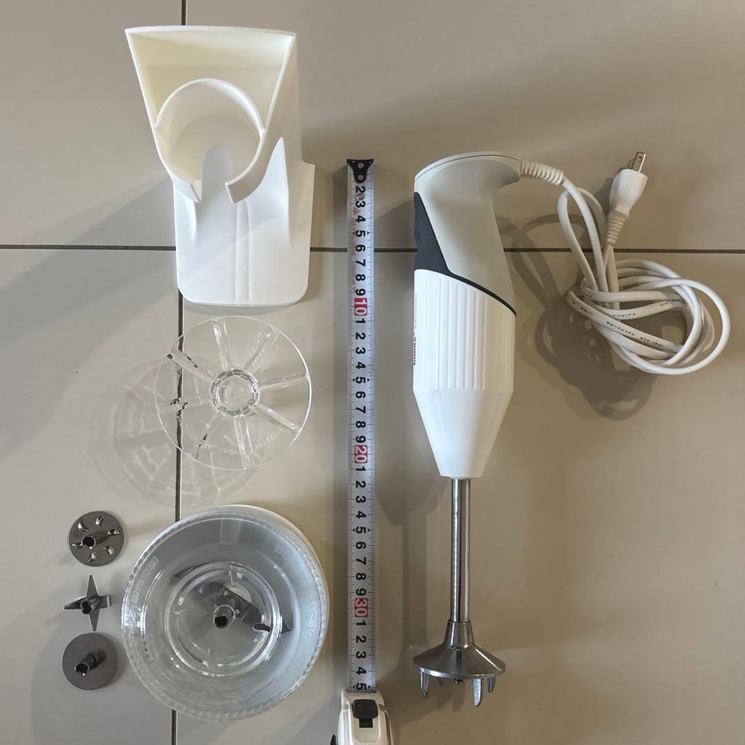 Bamix M300 ホワイト　ハンドブレンダー スタンド付き