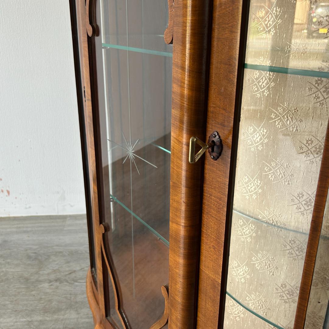 イギリス アンティーク家具 ディスプレイ キャビネット 1930年頃 778A