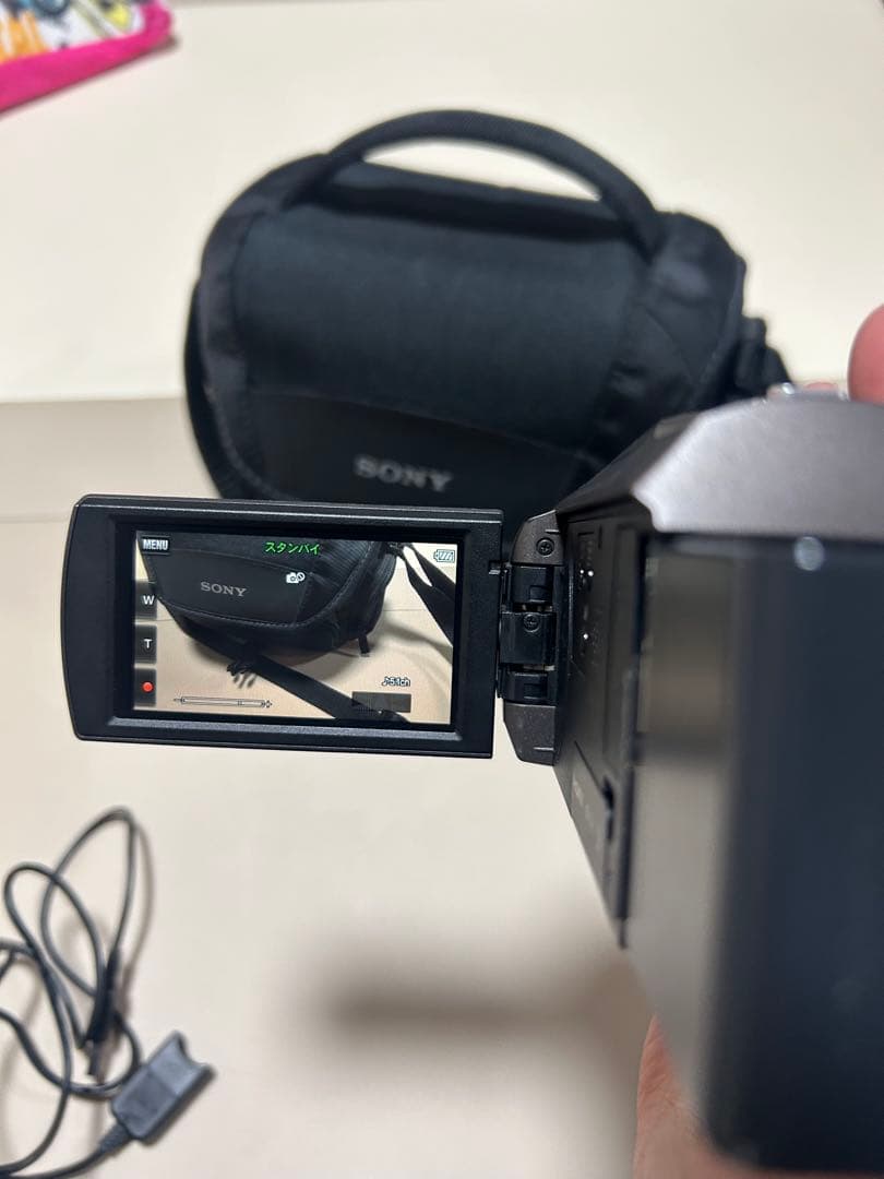 SONY ビデオカメラ 本体 バッテリー2個付き