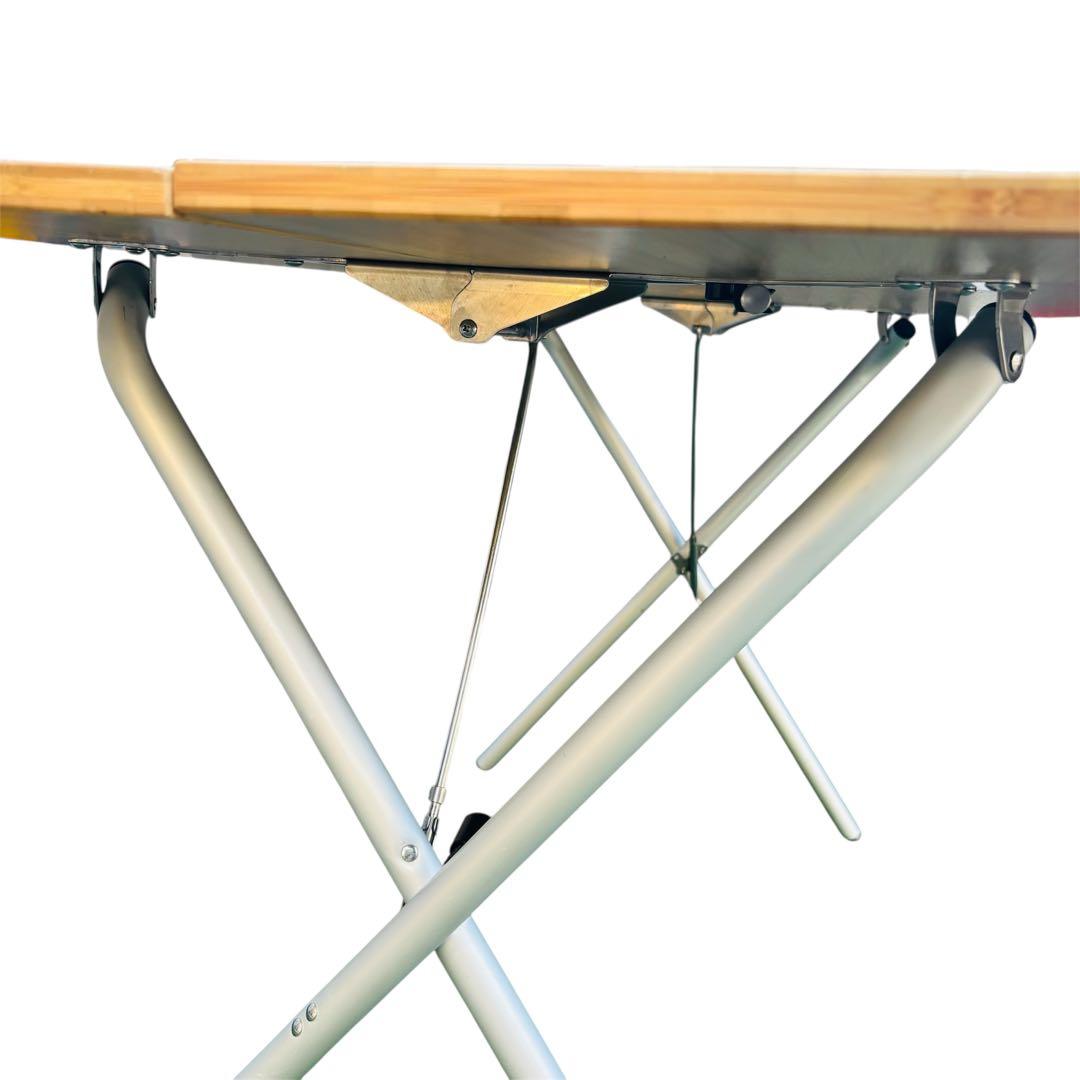 【極美品】 peak LV-015TR ワンアクションテーブル ロング竹