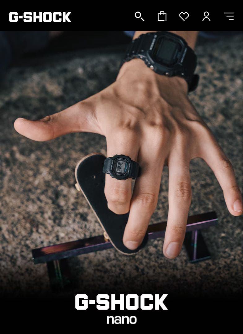 DWN-5600-1JR G-SHOCK nano ブラック