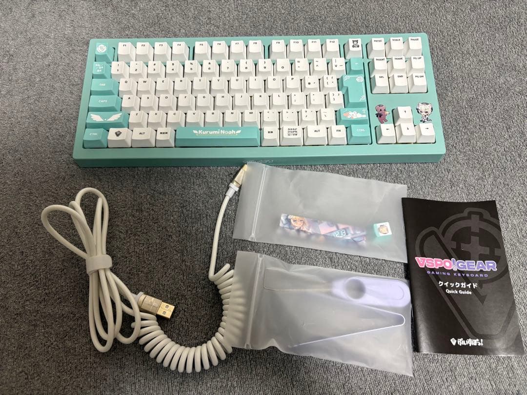 ぶいすぽ VSPO！GEAR ゲーミングキーボード 胡桃のあ EDITIO