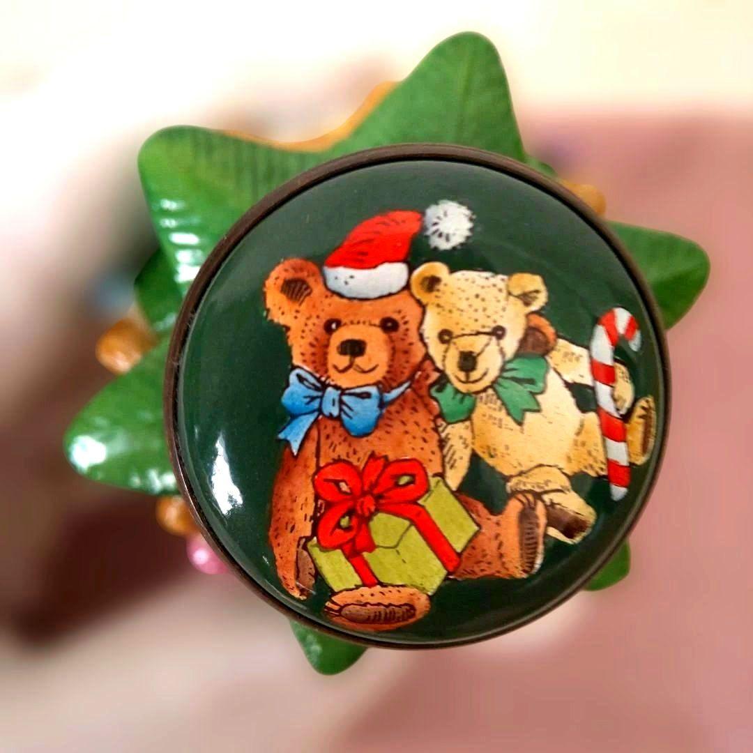 HALCYON DAYS クリスマスツリー エナメル