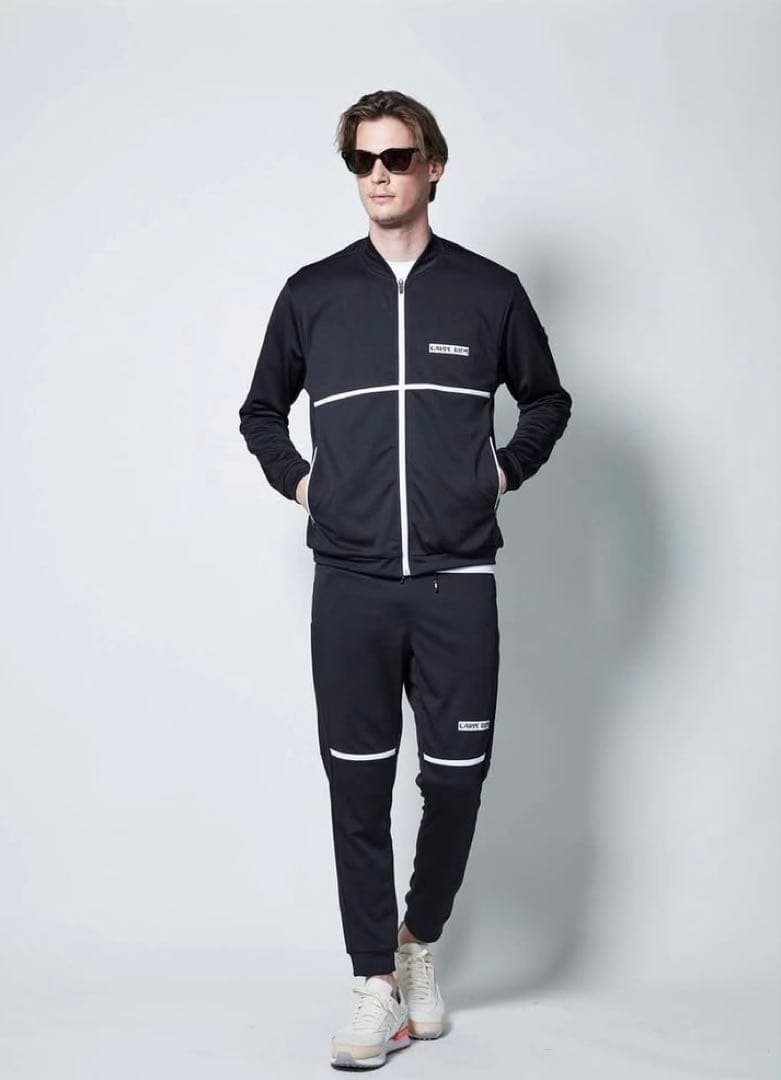 美品 レア CARPE DIEM×TFW49 セットアップ トラックスーツ 黒