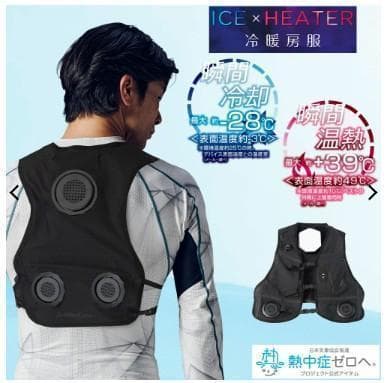 ワークマン　ウィンドコアアイス×ヒーターペルチェベストPRO2　782