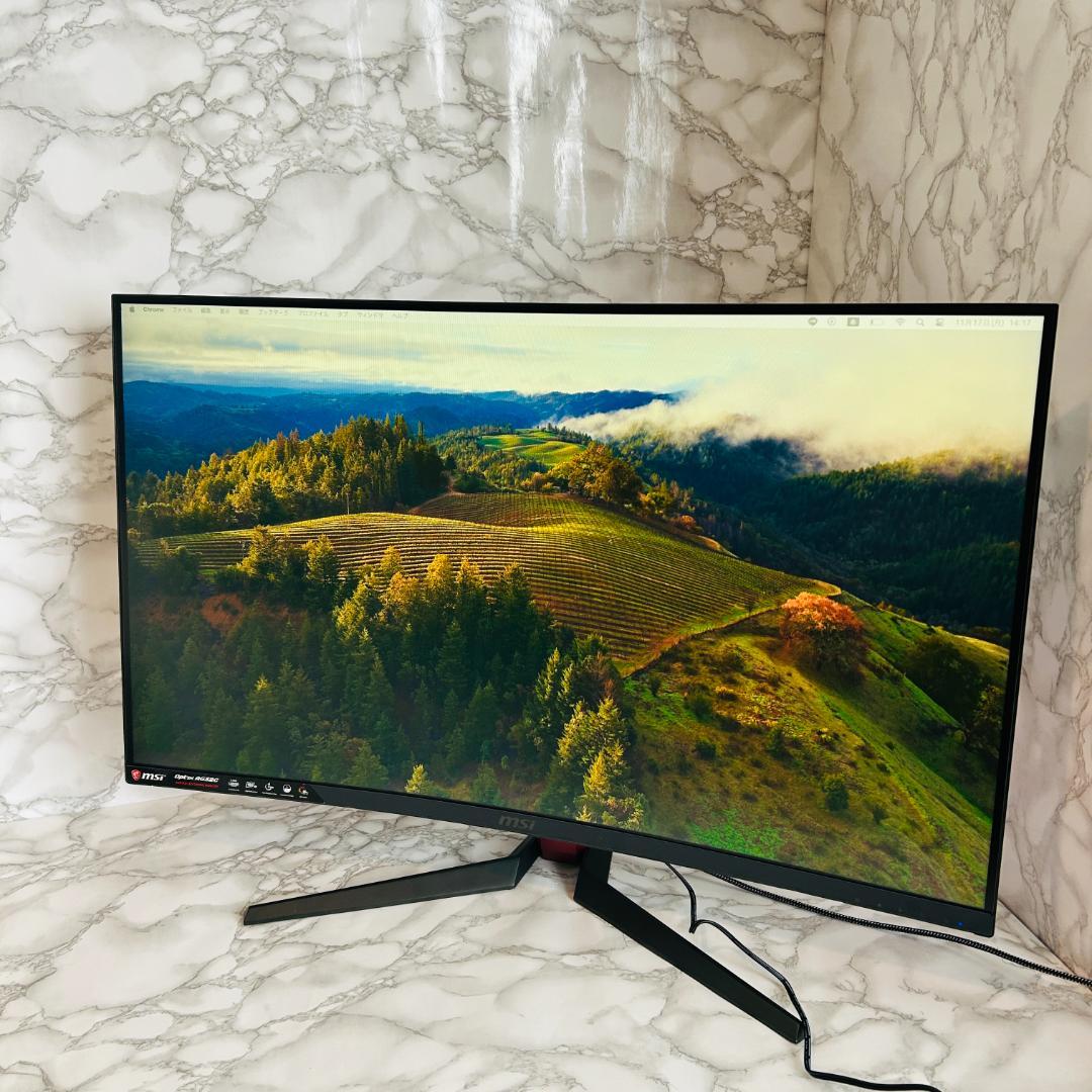 MSI Optix AG32C 湾曲 31.5インチ ゲーミングモニター