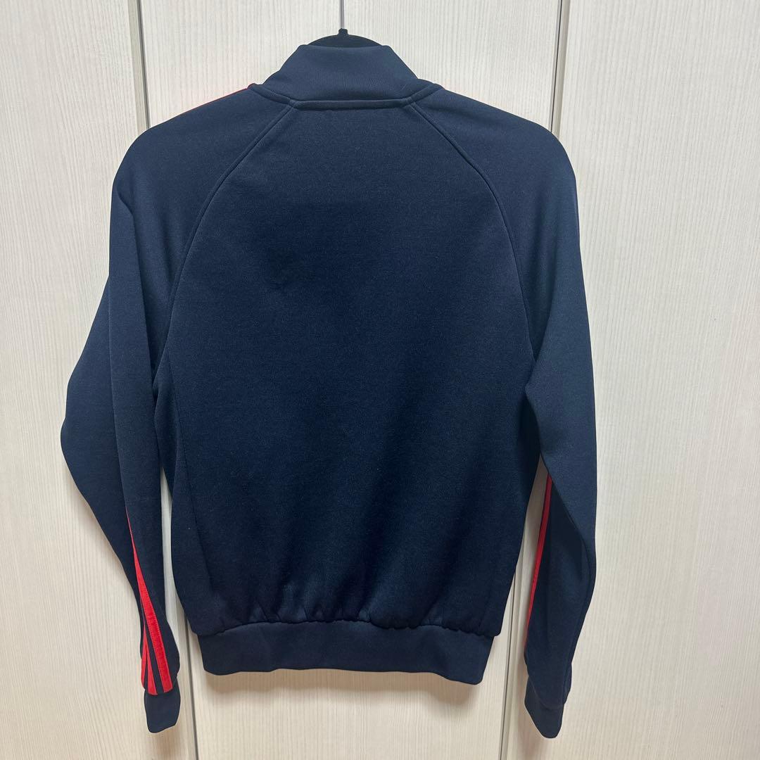 adidas ジャージ ネイビー×レッド レディース