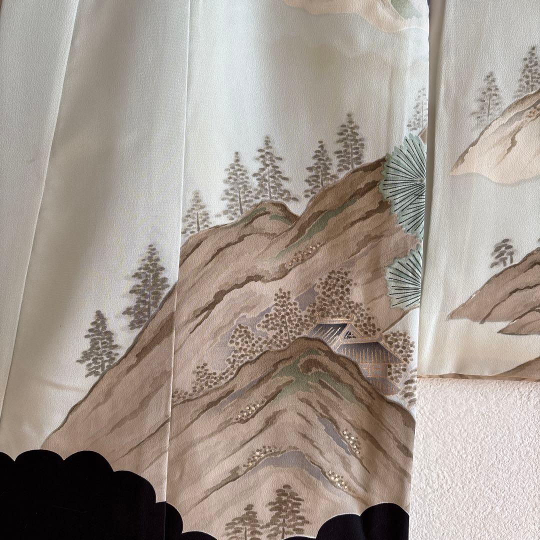 No.5 正絹　男の子お祝い着　長襦袢　のしめ 七五三