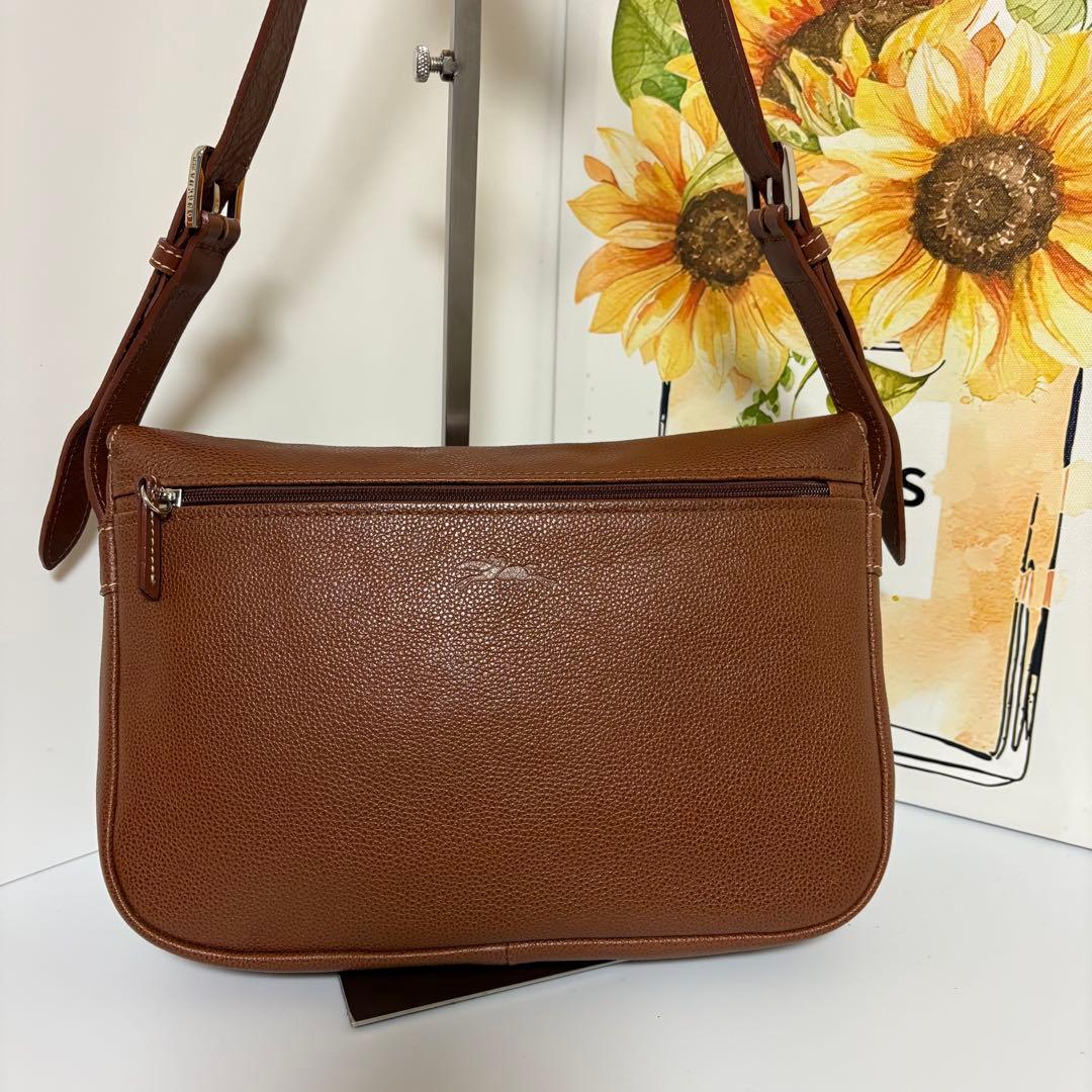 ☆美品☆ロンシャン　ショルダーバッグ　タンロック　ヴィンテージ　完売品