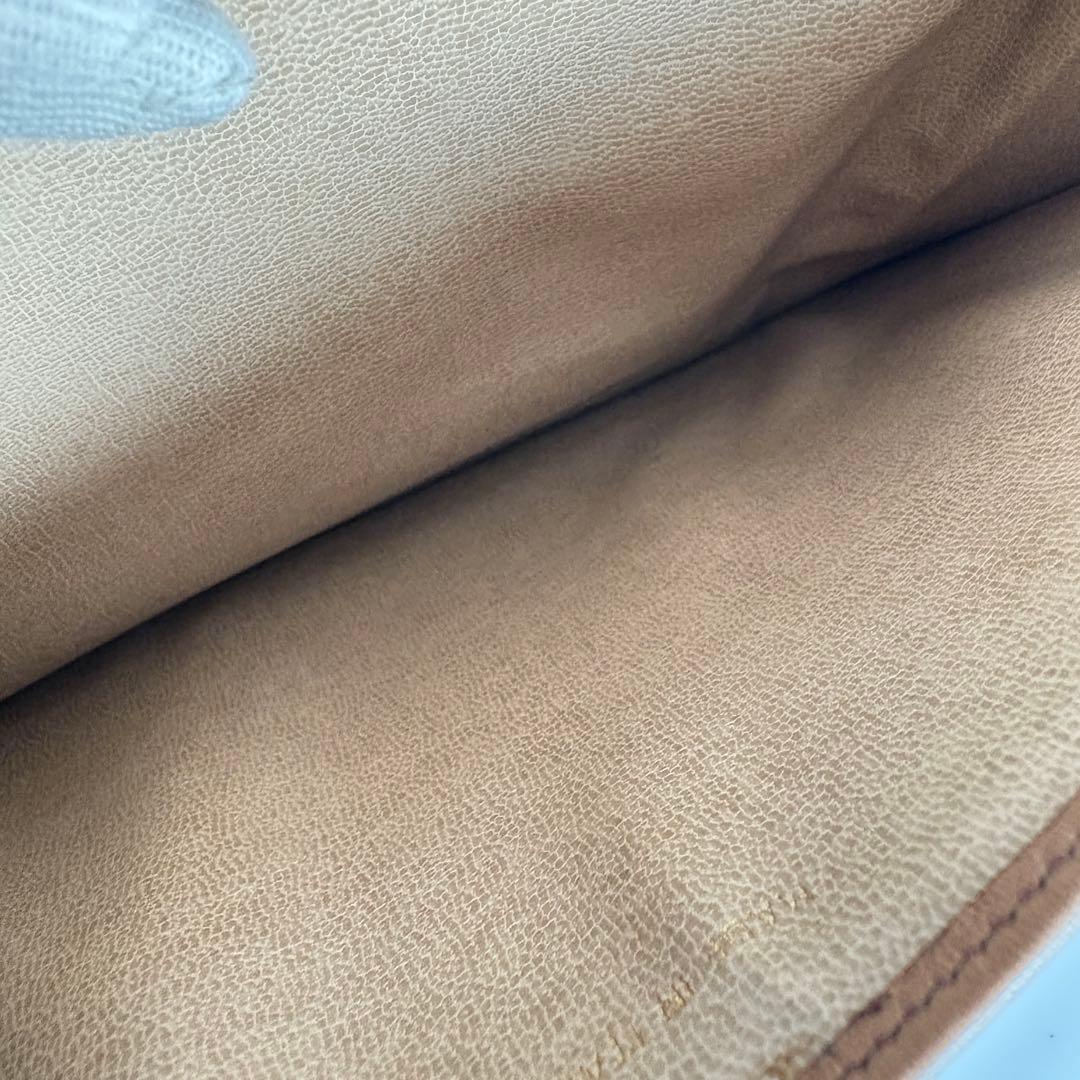 セリーヌ　Cマカダム ショルダーバッグ 馬車金具 ゴールド金具 ブラウン