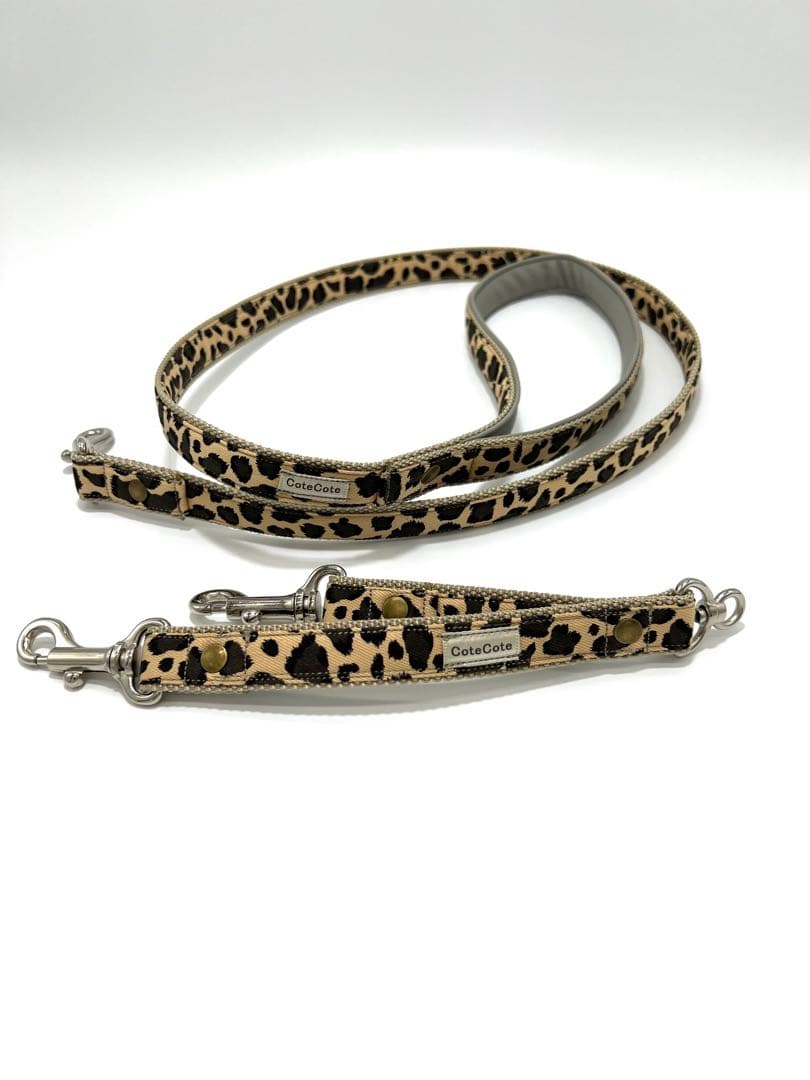 犬用品　首輪・ハーネス・リード・ジョイントリードのフルセット　ハンドメイド