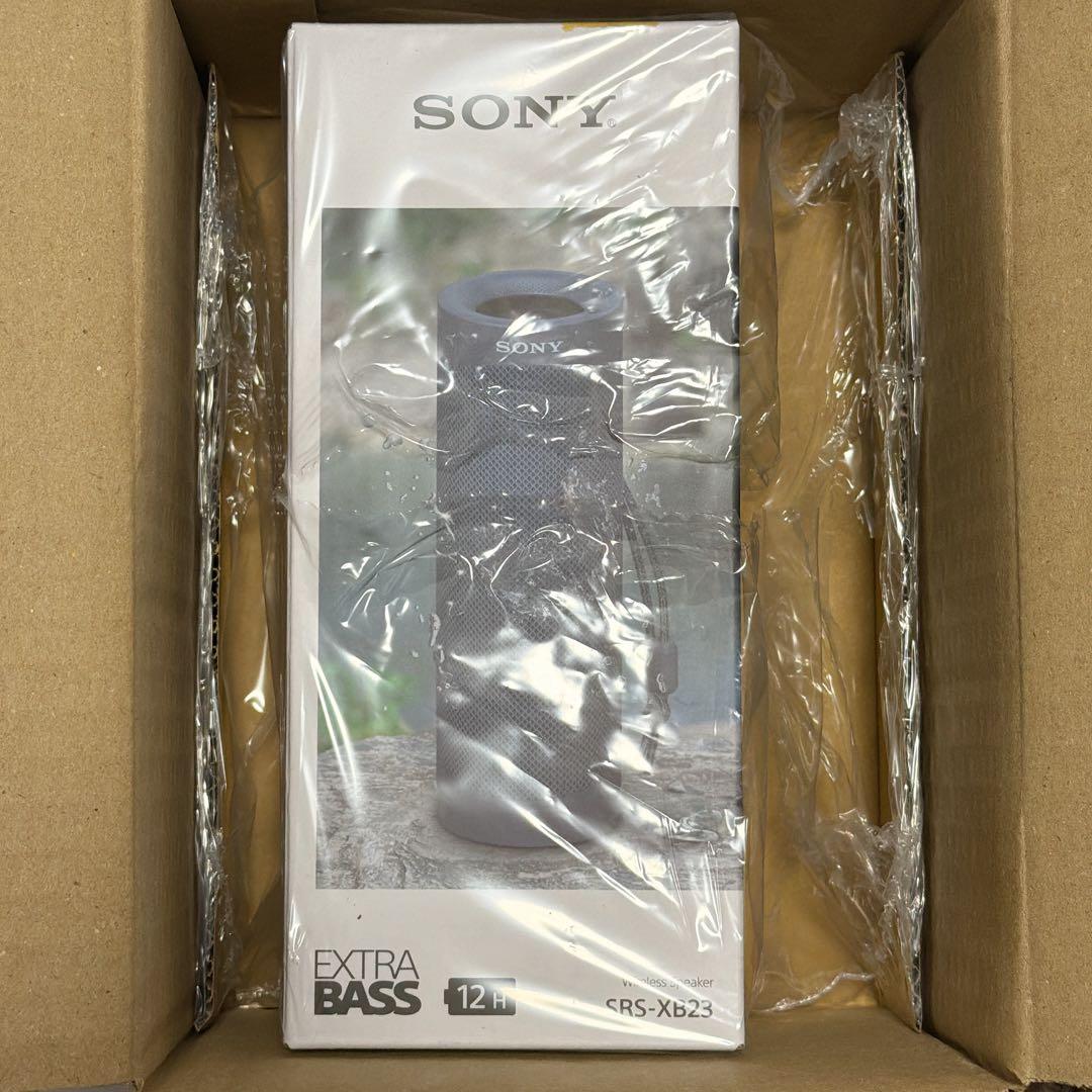 新品未開封 ソニー(SONY) ワイヤレスポータブルスピーカー SRS-XB23
