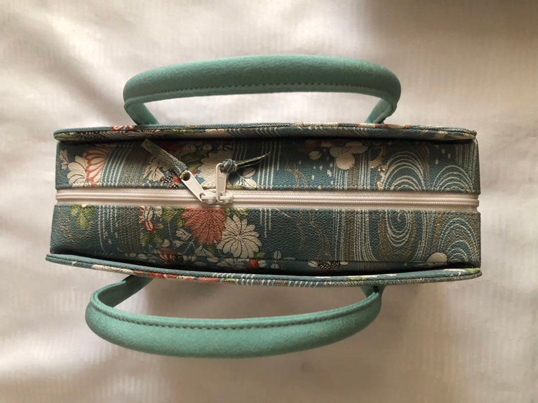 御所解　名古屋帯&利休バッグセット