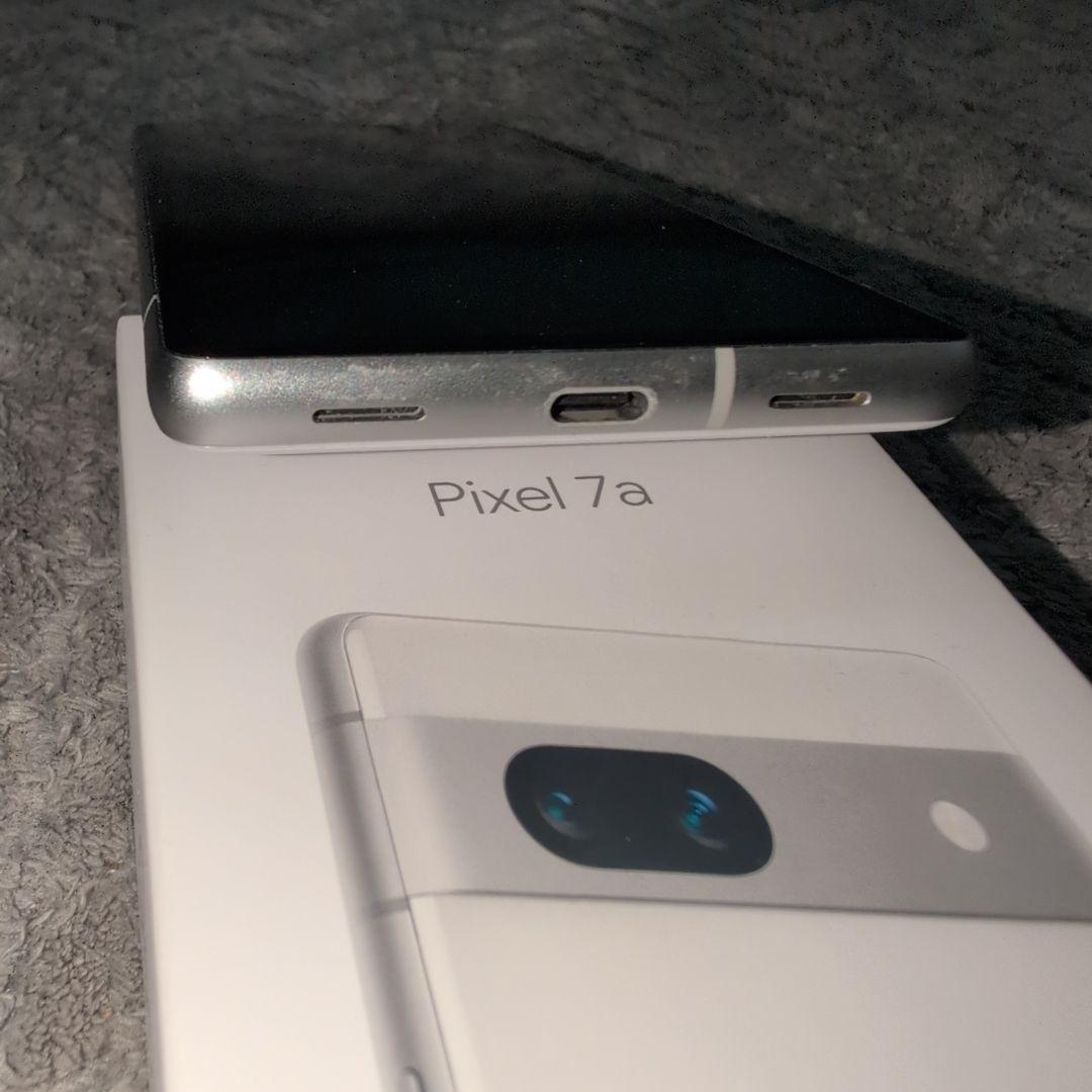 [バッテリー交換済み]　Google Pixel 7a ホワイト128G