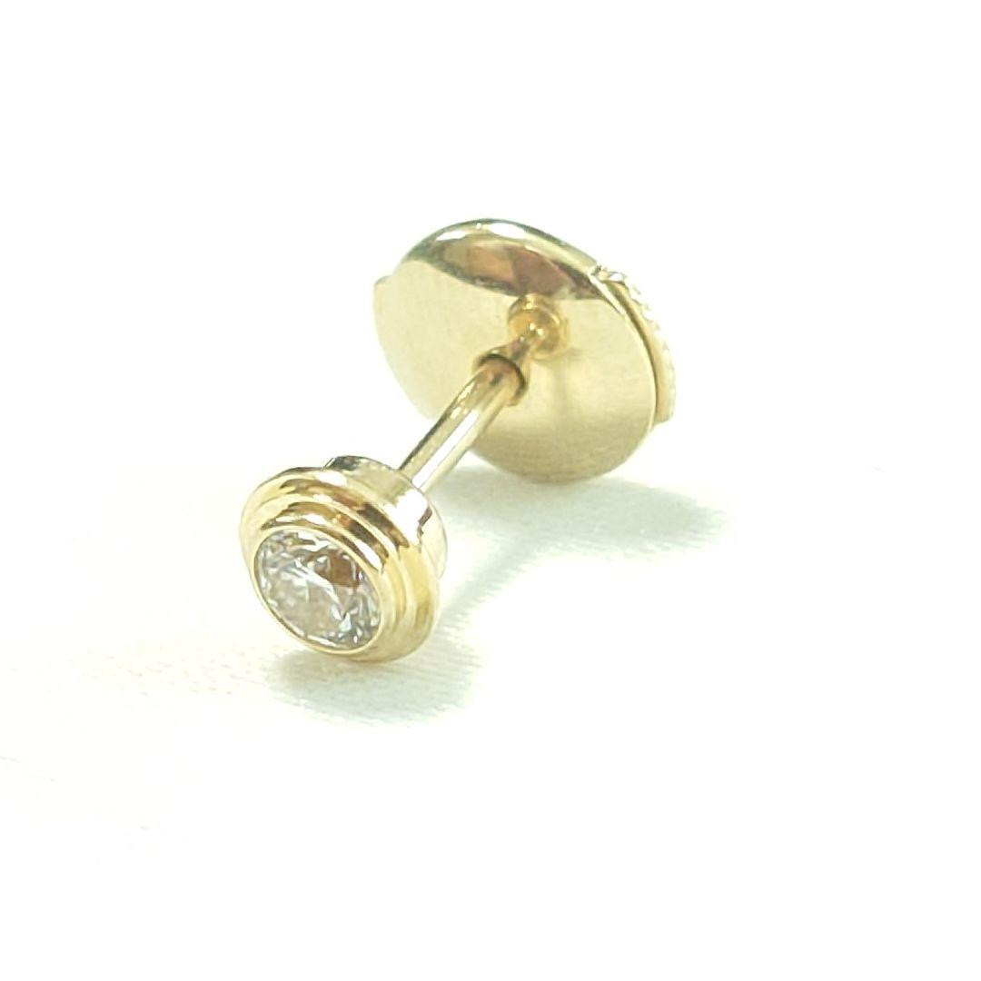 【美品】カルティエ ダムール ミディアム MM ピアス 片耳用 6448