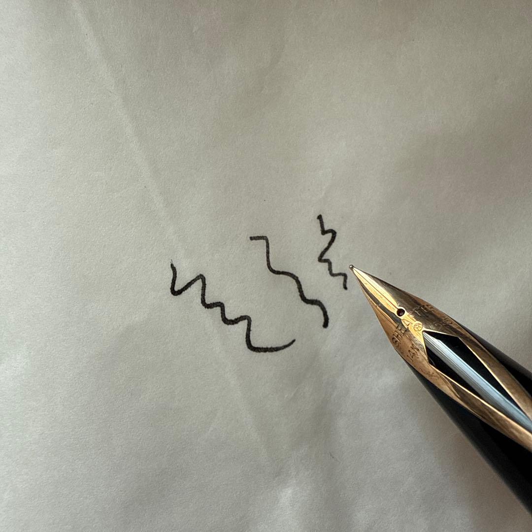SHEAFFER 万年筆 STERLING SILVER インペリアル 14K