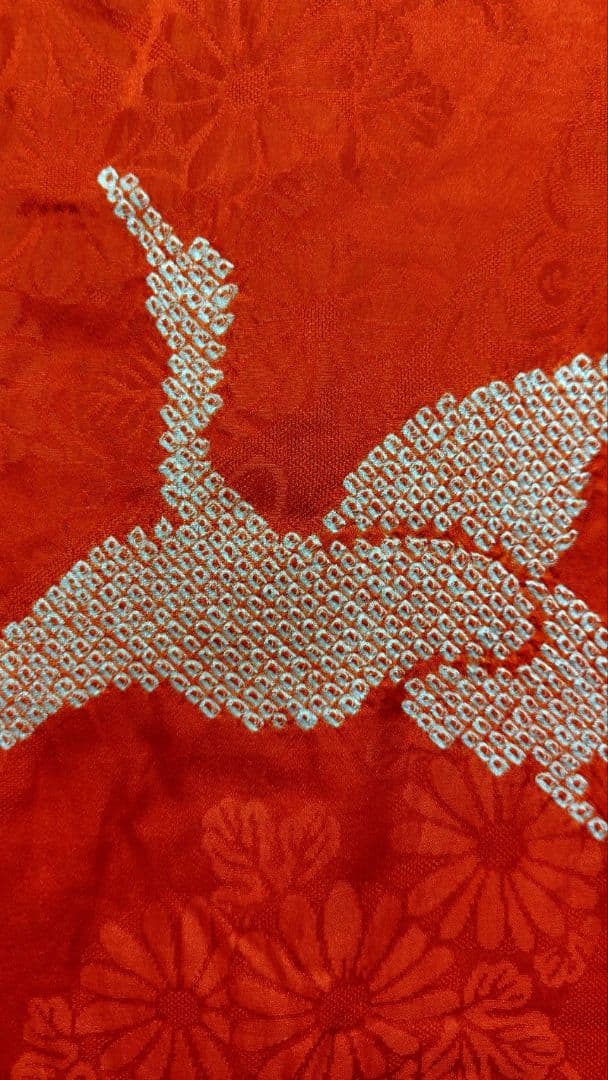 RK521アンティーク子供着物長襦袢着丈134センチ裄丈62センチ正絹綺麗美品