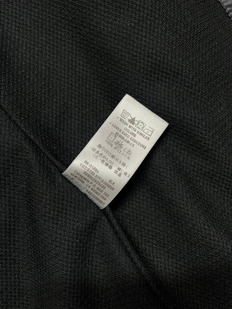 良好 パタゴニア Patagonia 裏地メッシュ ナイロンジャケット 黒 S