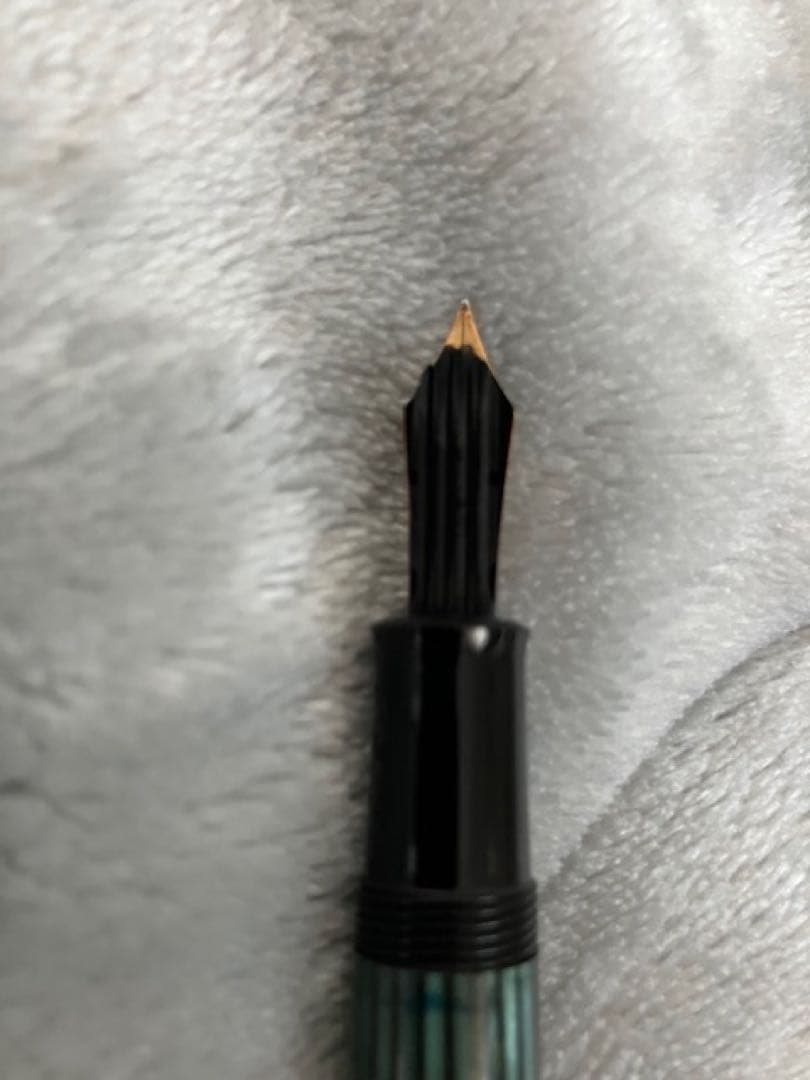 【レア品】pelikan/ペリカン 400N 14C-EF 緑縞　1950年代