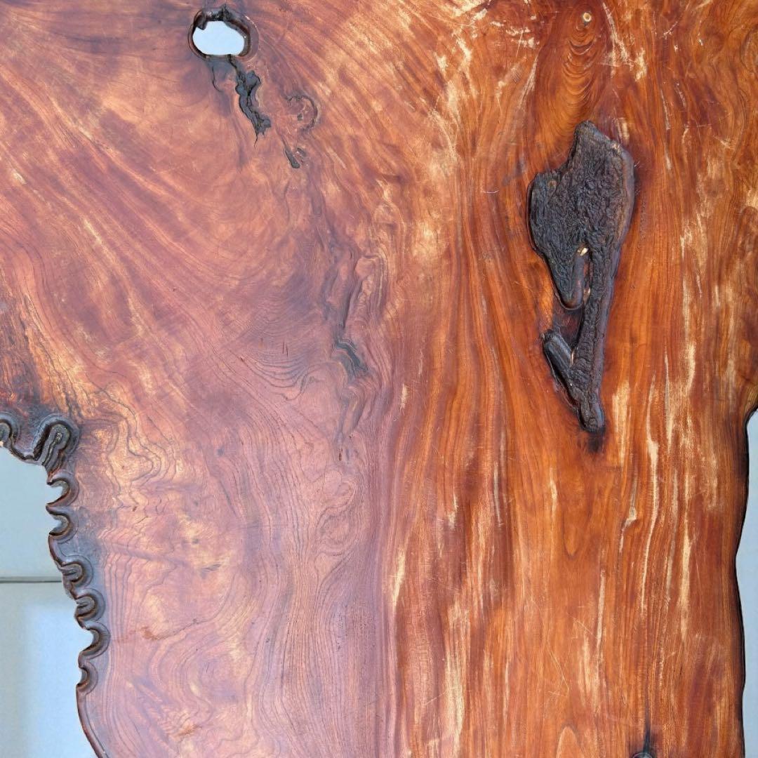 一点物❣️送料無料✨天然木 無垢 一枚板 座卓 アート家具 128cm 和モダン