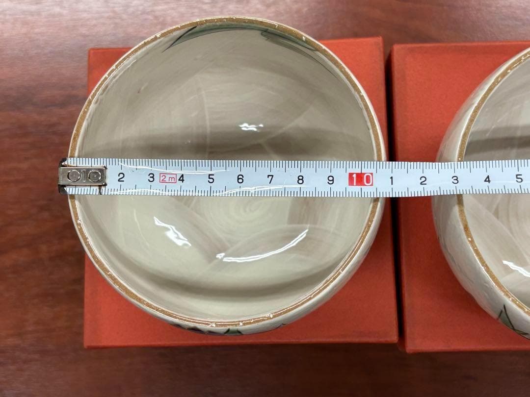 京焼清水焼 とうあん窯 土渕陶あん あやめ 色絵付け椀 料亭 割烹 5客セット