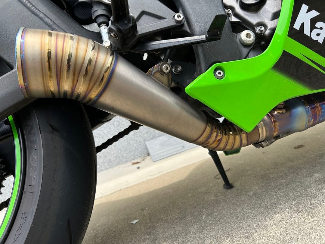 アサヒナレーシング 16-19ZX10R スリップオン 触媒レス専用バッフル付き