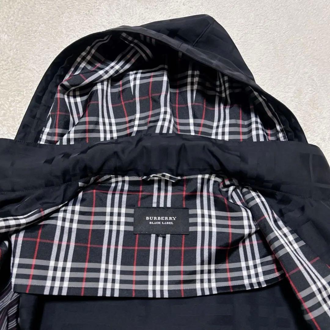 美品 バーバリー ブラックレーベル 2way シャドー チェック ブルゾン L