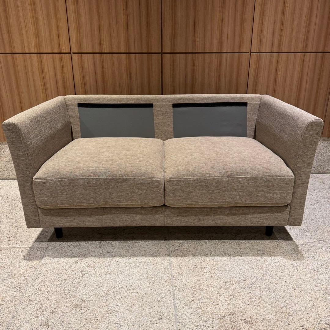 ニトリ 2人掛けソファ CA10 DR-BE ベージュ 布張り グレージュ系