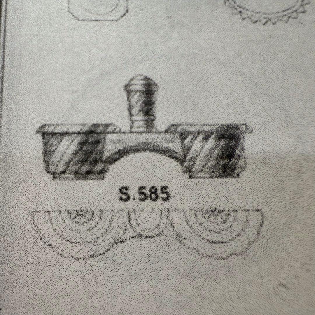 極稀少オールドバカラ Baccaratバンブー Bambou★塩入れ★クリスタル